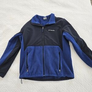Columbia Mens Fleece Wind Proof Winter Coat Size L